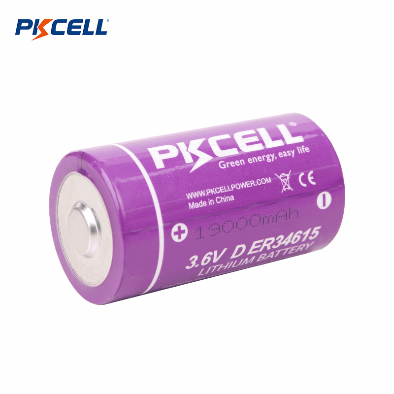 PKCELL ER34615 D 3,6V 19000mAh Li-SOCL2 batterileverandør