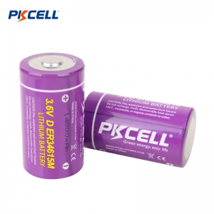 PKCELL ER34615M D 3,6V 14000mAh LI-SOCL2 batterifabrik