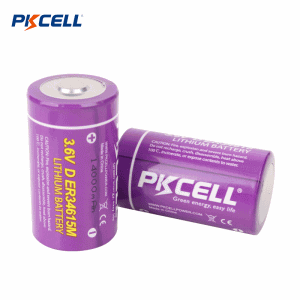 3.6V D ER34615M Li-SoCl2 Battery 14000 mAh | Pkcell