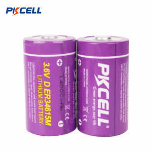 3.6V D ER34615M Li-SoCl2 Battery 14000 mAh | Pkcell