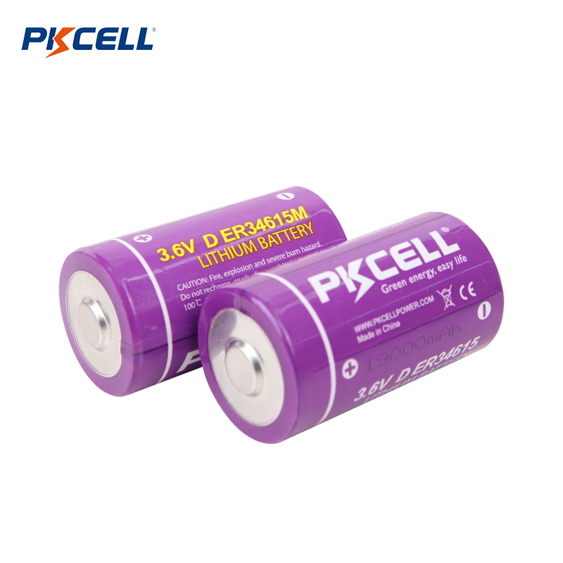 PKCELL ER34615M D 3.6V 14000mAh LI-SOCL2 Battery Factory