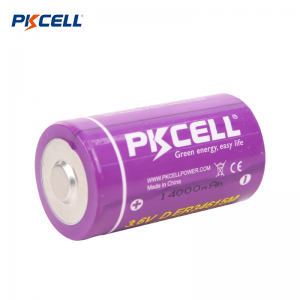 PKCELL ER34615M D 3.6V 14000mAh LI-SOCL2 โรงงานแบตเตอรี่
