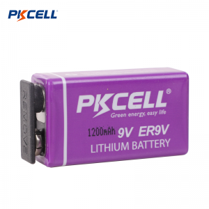 Fábrica de baterias PKCELL ER9V 10,8V 1200mAh Li-SOCL2
