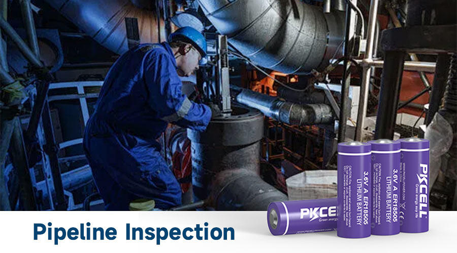PKCell LiSoCl2 battery for Pipeline Inspection