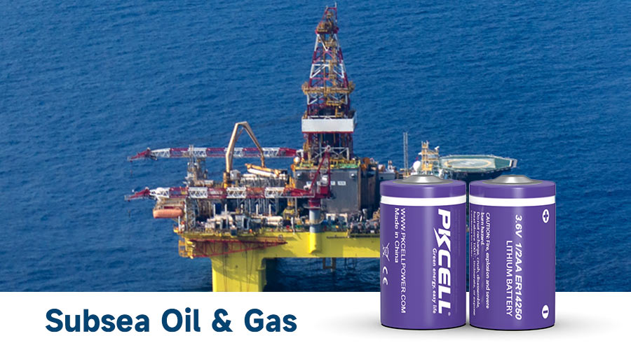 Pkcell LiSoCl2 battery for Subsea Oil & Gas monitoring