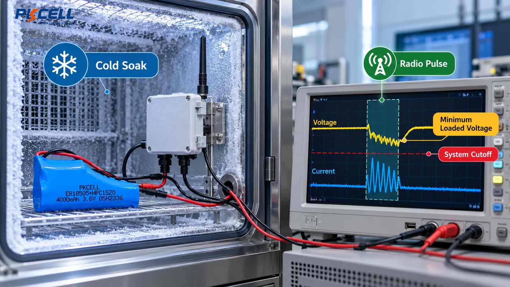 Grid Sensor Battery Validation Under Pulse Load