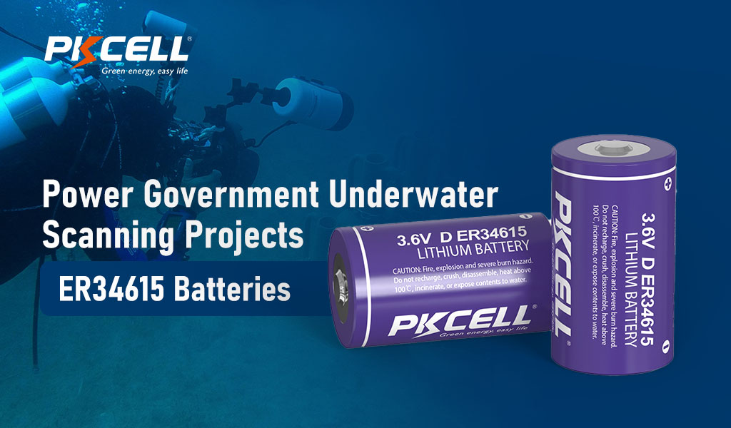 ER34615 Batteries Power Government Underwater Scanning Projects