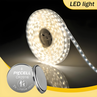Small LED lights like light strips, keychain flashlights, or clip-on book lamps often use CR2016 batteries.