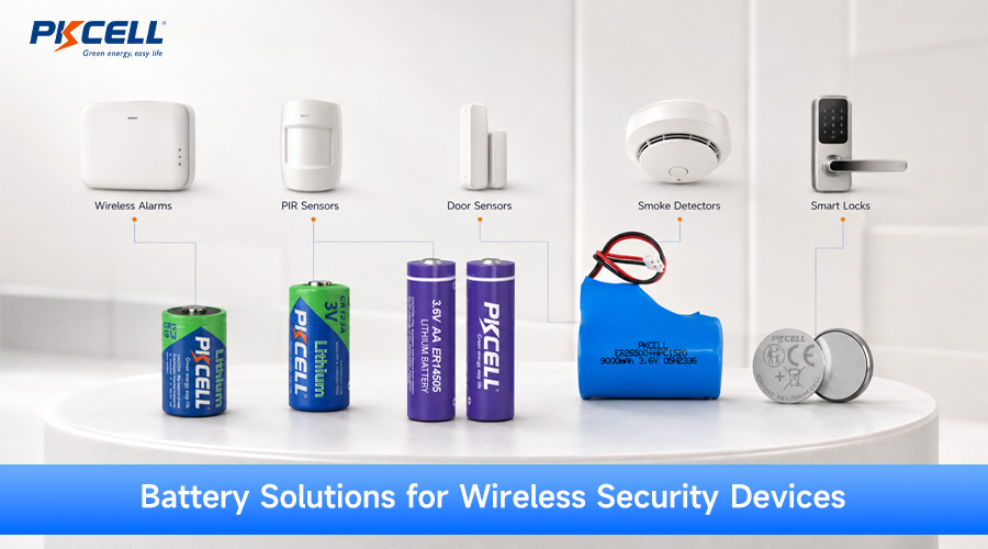 Battery Solutions for Wireless Security Devices