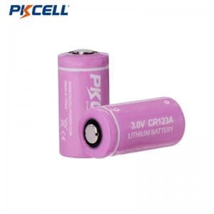 PKCELL bateria de lítio não recarregável 3v CR123a para câmera