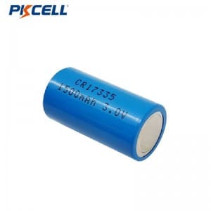 PKCELL CR17335 3V 1500mAh LI-MnO2 ผู้ผลิตแบตเตอรี่