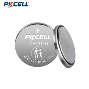 PKCELL Knopfzelle 3V Lithiumbatterie CR2016 Knopfbatterie für elektronische Uhren