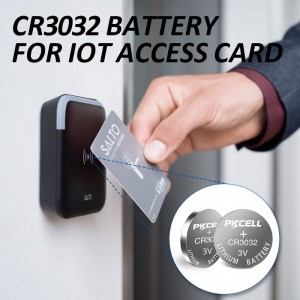 Fornitore di batterie a bottone al litio PKCELL CR3032 3V 500mAh