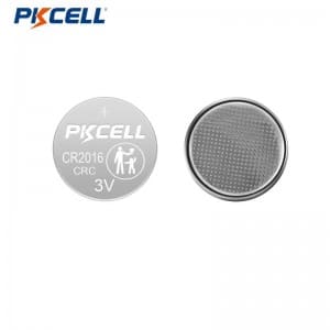 PKCELL Knopfzelle CR2016CRC Autobatterie für Fernbedienung
