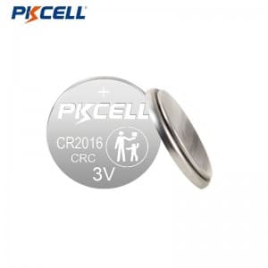 Поставщик литиевых батарей таблеточного типа PKCELL CR2016CRC 3 В, 85 мАч