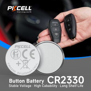 3V CR2330 Lithium Button Cell Battery (260mAh) | PKCELL