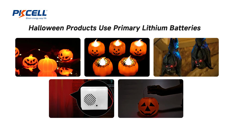 Halloween products using primary lithium battery