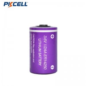 PKCELL  ER14250 1/2AA 3.6V 1200mAh LI-SOCL2 Battery