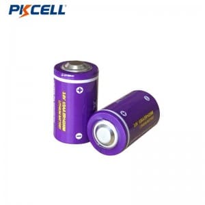 PKCELL primário 3.6v li-socl2 1200mah ER14250m bateria para máquina de controle digital