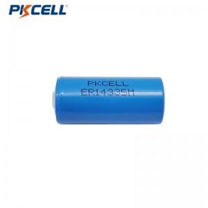 PKCELL 2/3aa tamanho 1200mAH li-scol2 ER14335M bateria de lítio para sistema de monitoramento