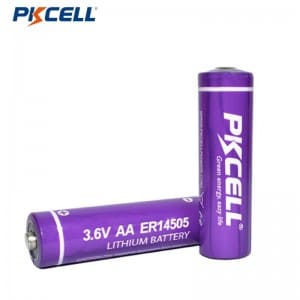 PKCELL 3.6v סוללת ליתיום aa ER14505 2400mah לאזעקה GPS tracker