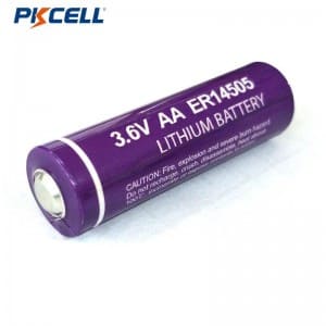 PKCELL 3.6v batería de litio aa ER14505 2400mah para alarma gps tracker