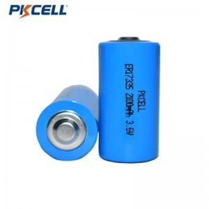 PKCELL 3.6v 2100mAh primaire lithiumbatterij ER17335 voor intelligente watermeters