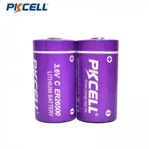 PKCELL แบตเตอรี่ขนาด 3.6vc 9000mah แบตเตอรี่ลิเธียม ER26500 สำหรับอุปกรณ์มิเตอร์