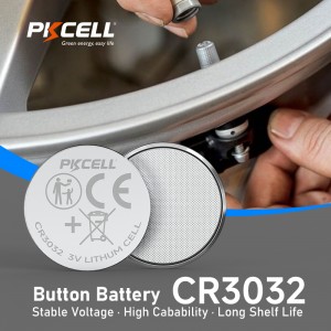 3V CR3032 Lithium Button Cell Battery (500mAh) | PKCELL