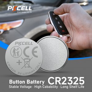 3V CR2325 Lithium Button Cell Battery (190mAh) supplier | PKCELL