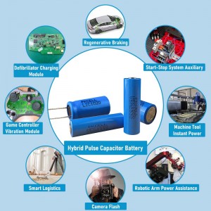 Batterie hybride à condensateur à impulsions 1520, fabricant de cellules individuelles | Pkcell